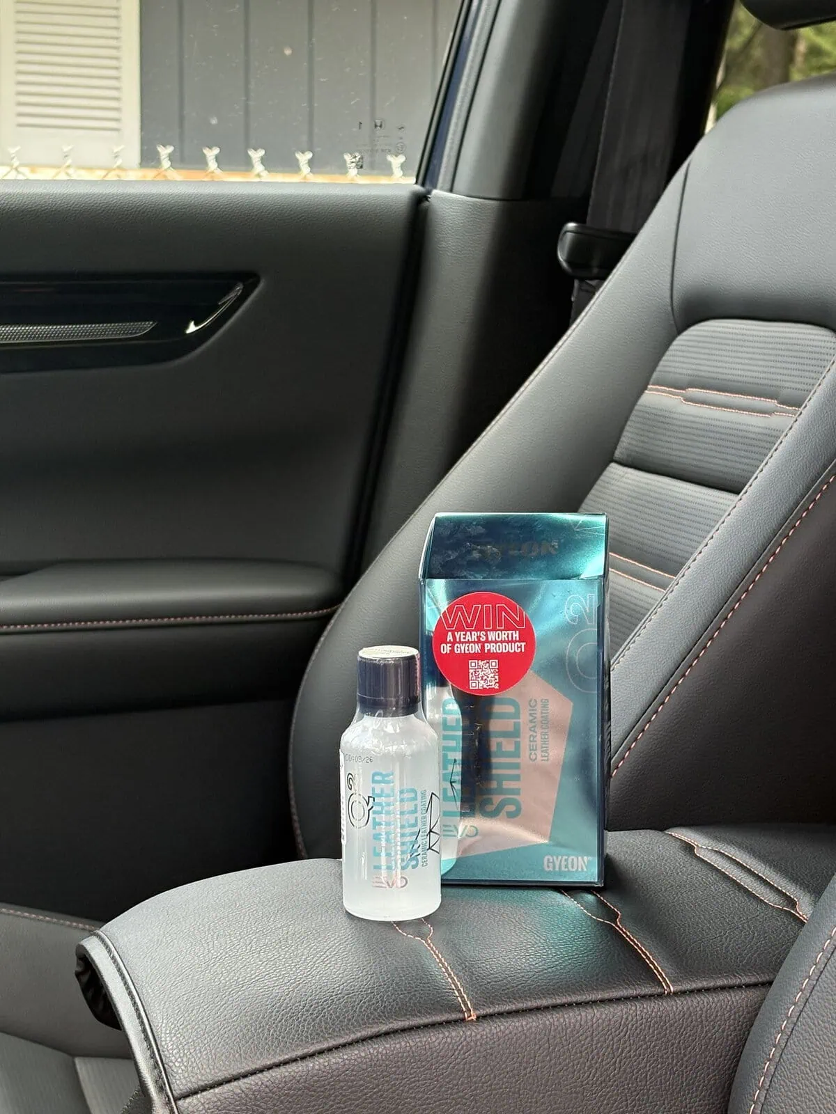 Leather interior protected with a ceramic leather coating by SudBros
