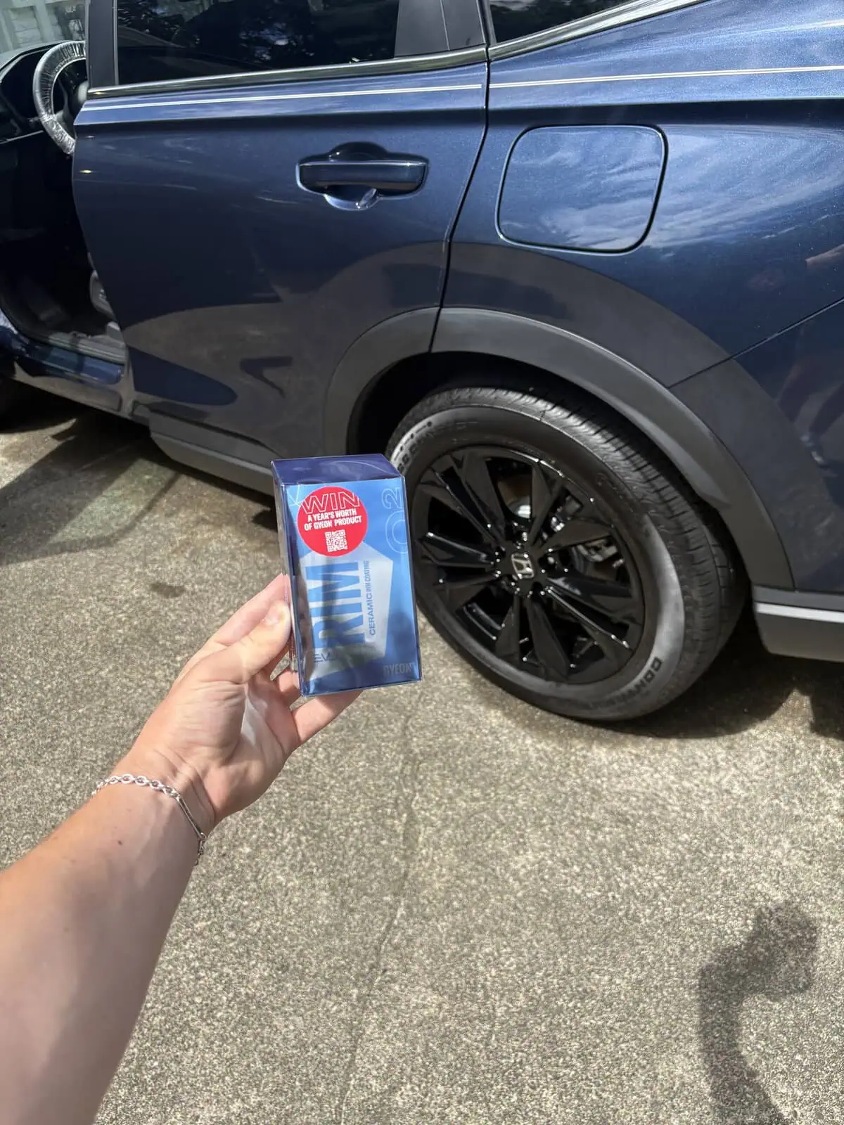 Wheel ceramic coated by SudBros to repel brake dust in Seattle